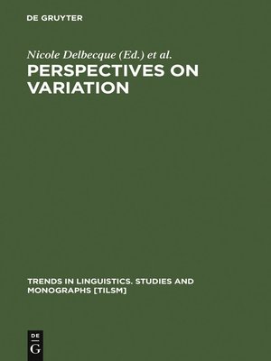 cover image of Perspectives on Variation